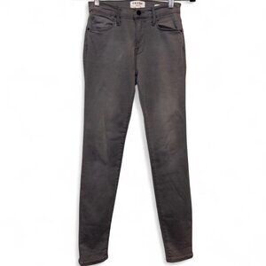 FRAME Le High Skinny Jeans Light Grey High Rise Size 25